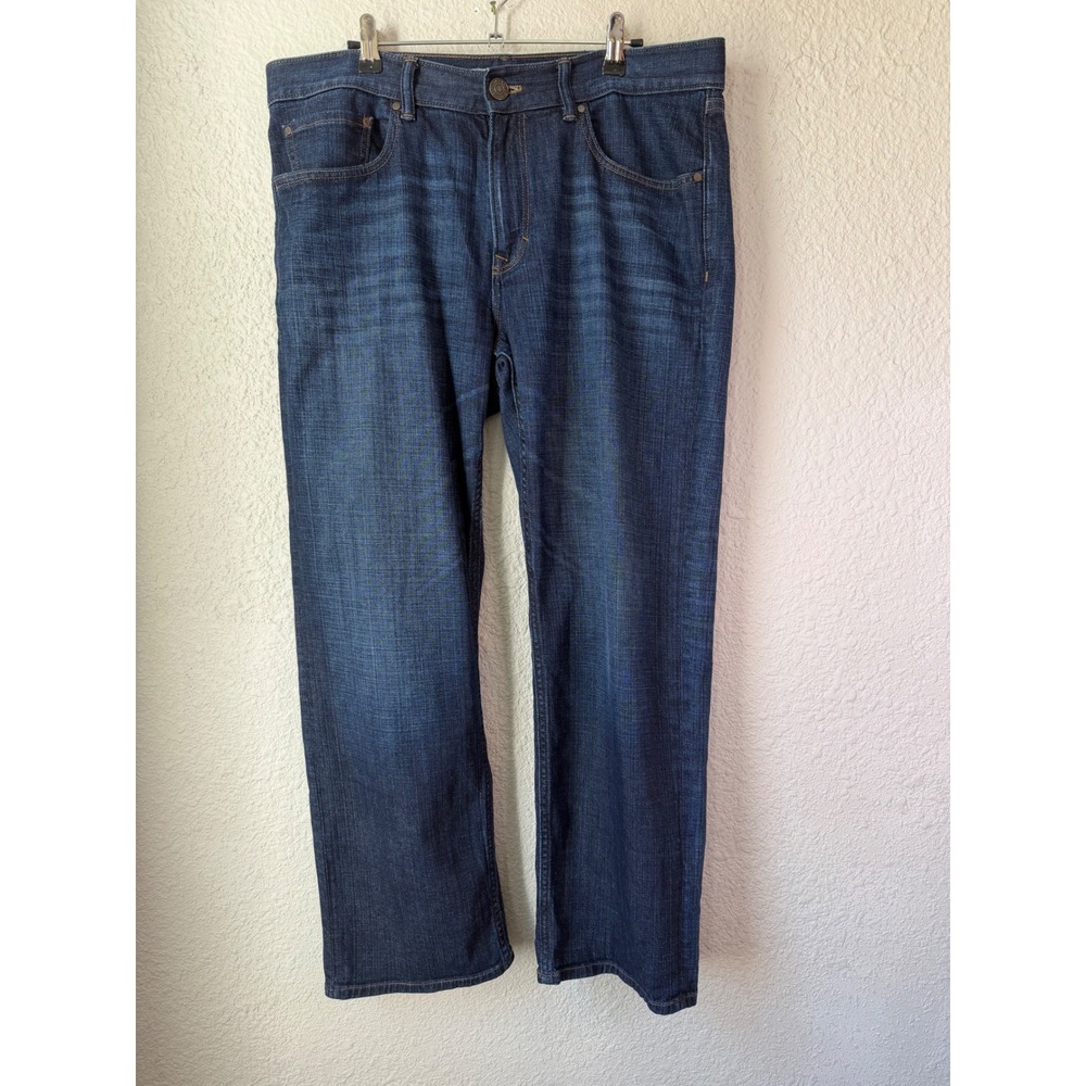 Banana Republic Premium Denim Boyfriend Jeans Dark Wash Blue Size 31 Stretch